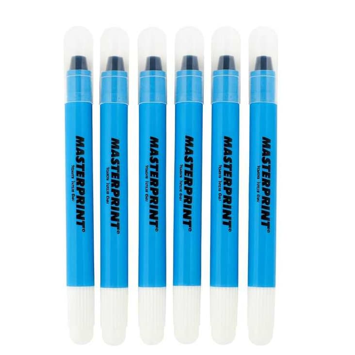 Marca Texto Gel Masterprint Caixa C/ 6 Unidades cor azul neon (MP 613)