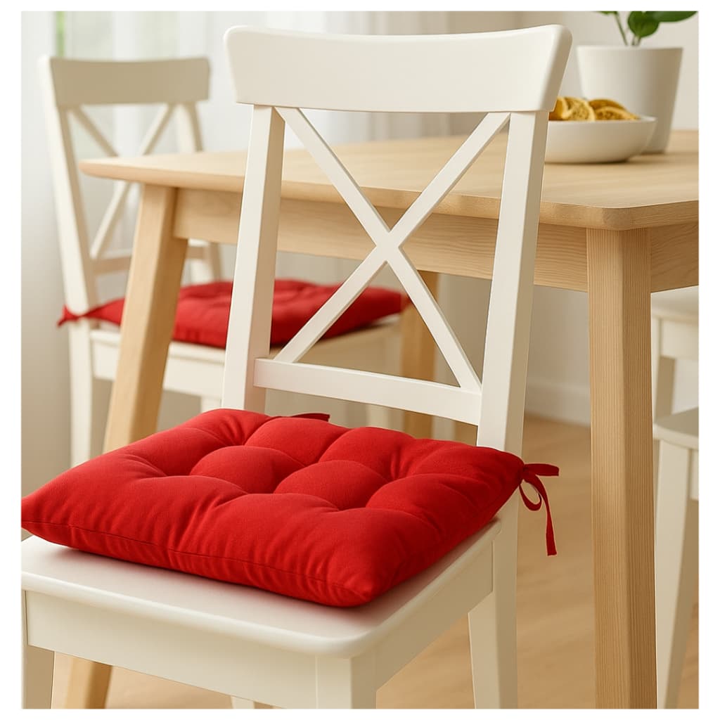Almofadas Assento Cadeira Futton 40x40 Conforto Diversas Cores Lisa
