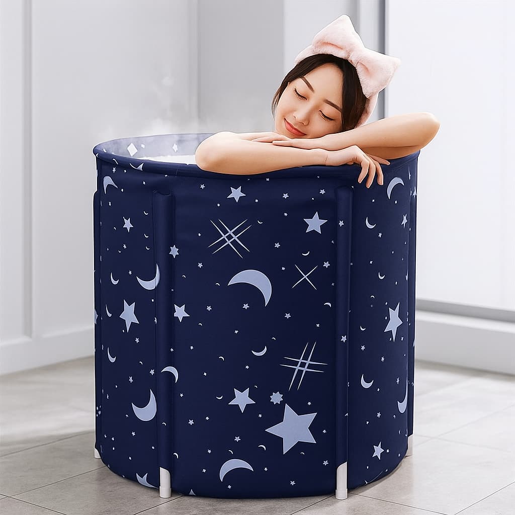 Banheira Dobravel Spa Adulto Ofuro Portatil