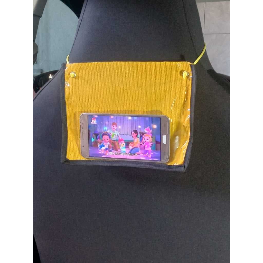 Kit Suporte Veicular Para Celular Banco Traseiro Do Carro Viagens Passeios