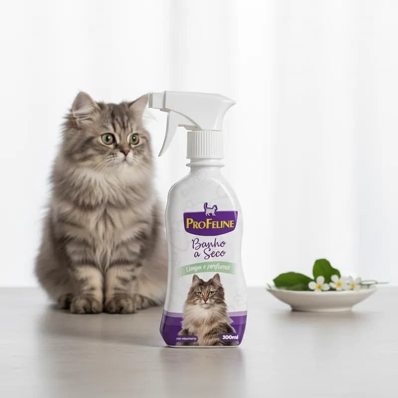 Banho A Seco Para Gatos Profeline 300ml