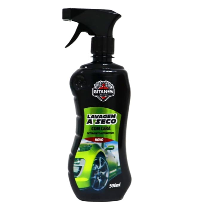 Lava a Seco - Lavagem Ecológica Com Cera Gitanes 500 ml Produto Automotivo