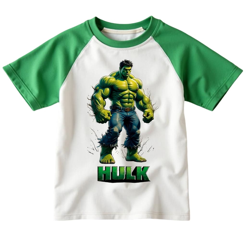 Camiseta Infantil Hulk Adulto E Infantil  Héroi