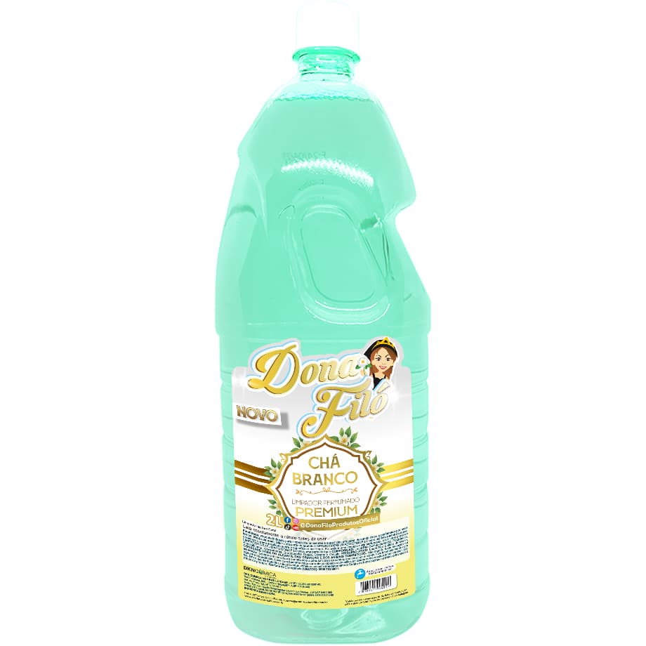 Limpador Perfumado Premium Chá Branco 2L Dona filo