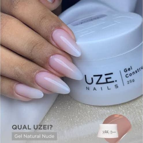 Gel uze natural nude top coat uze prep uze oléo cuticula uze