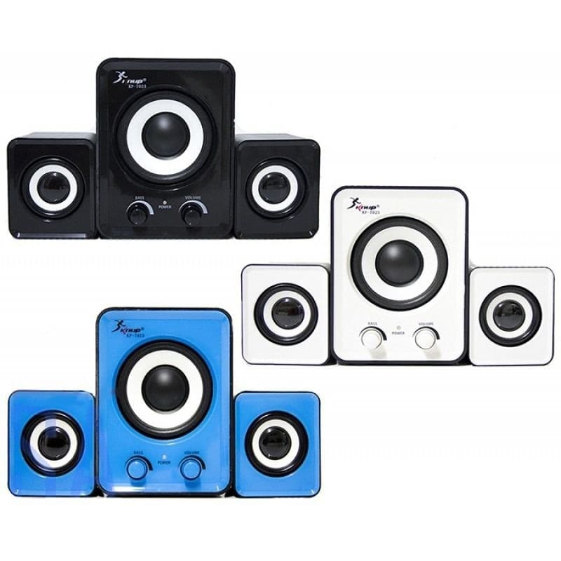 Caixa de Som Mini Subwoofer 3 em 1 P/ Pc Notebook Celular Smart Tv Home Theater