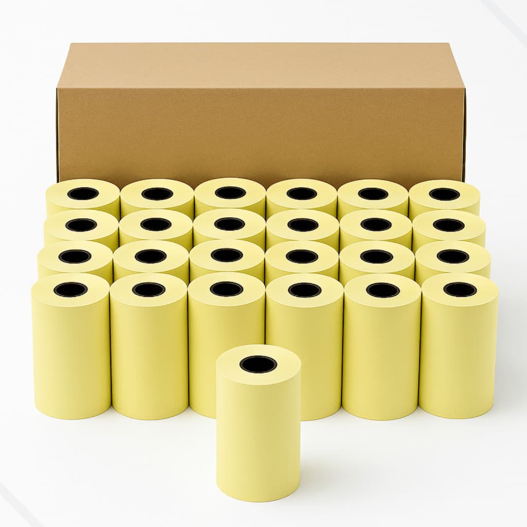 kit Papel Térmica Bobina 57mm para Máquina de Cartão