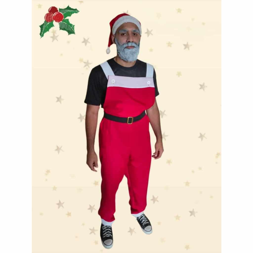 Macacão/Jardineira de Natal