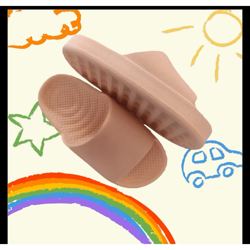 Chinelo Infantil Slide Nuvem Menino e Menina Confortavel Leve