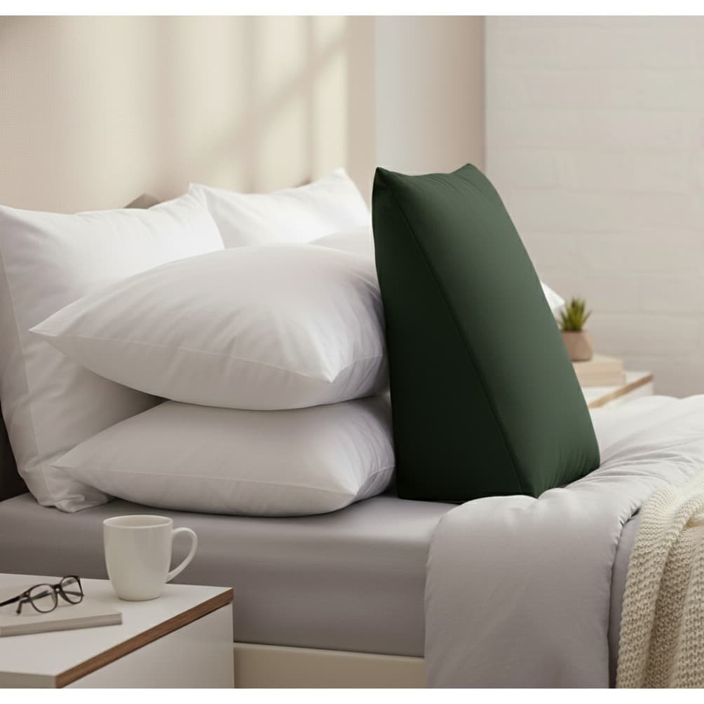 Kit com 3 Capas Suave Encosto Triangular CAPA PARA COLUNAS/AMAMENTAÇÃO/DECORAÇÃO