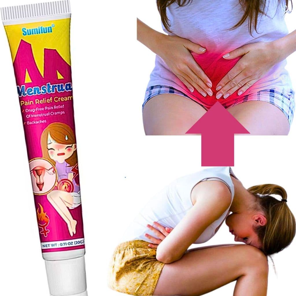 Pomada Para Cólica Menstrual/Alívio Rápido Dor Menstrual Natural