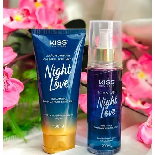 KIT Body Splash 200ml + Loção Hidratante 180ml KISS NEW YORK