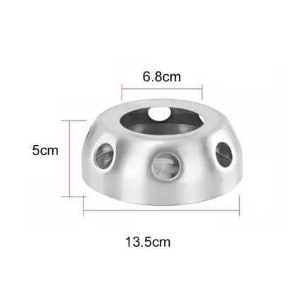 Fogareiro Portátil Inox — Camping, Pesca, Praia, Casa