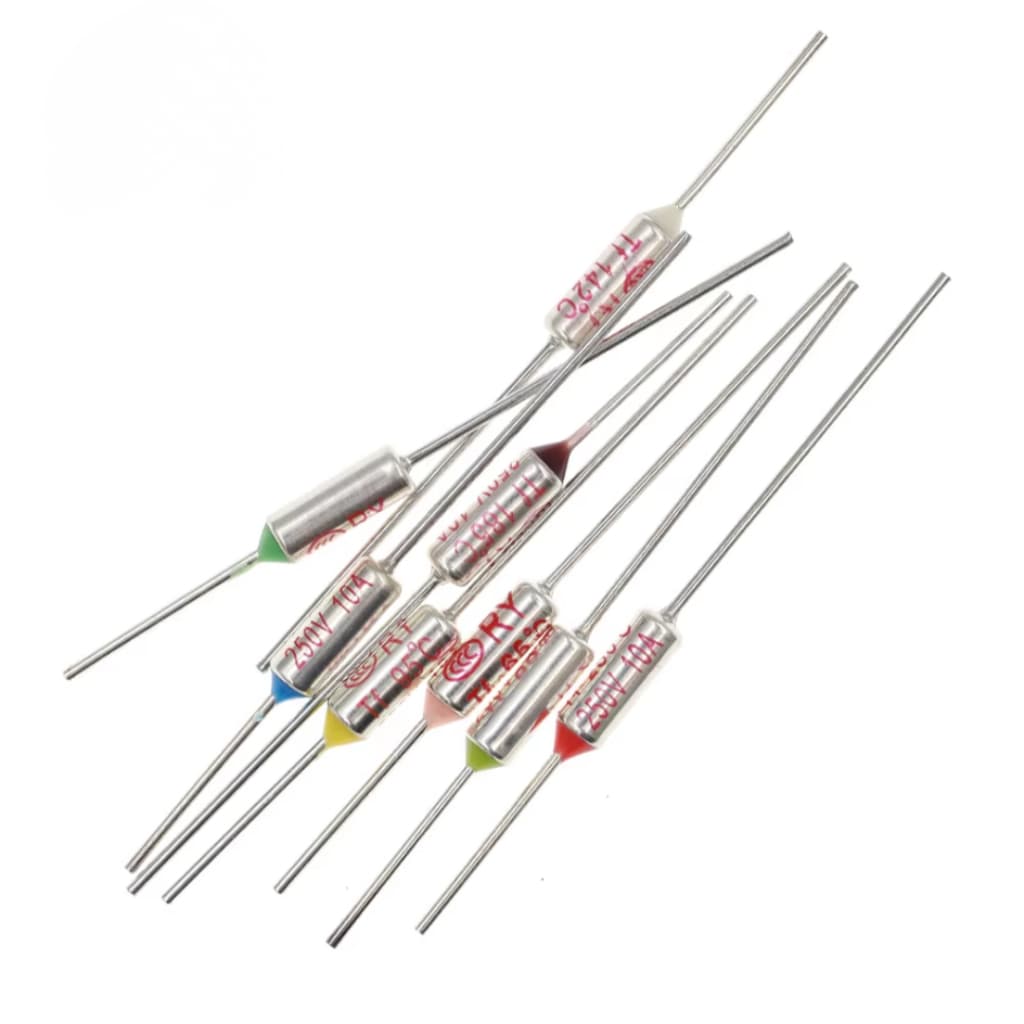 Fusível Térmico 145°C / 180°C / 216°C / 240°C – 10A 250V 2 unidades