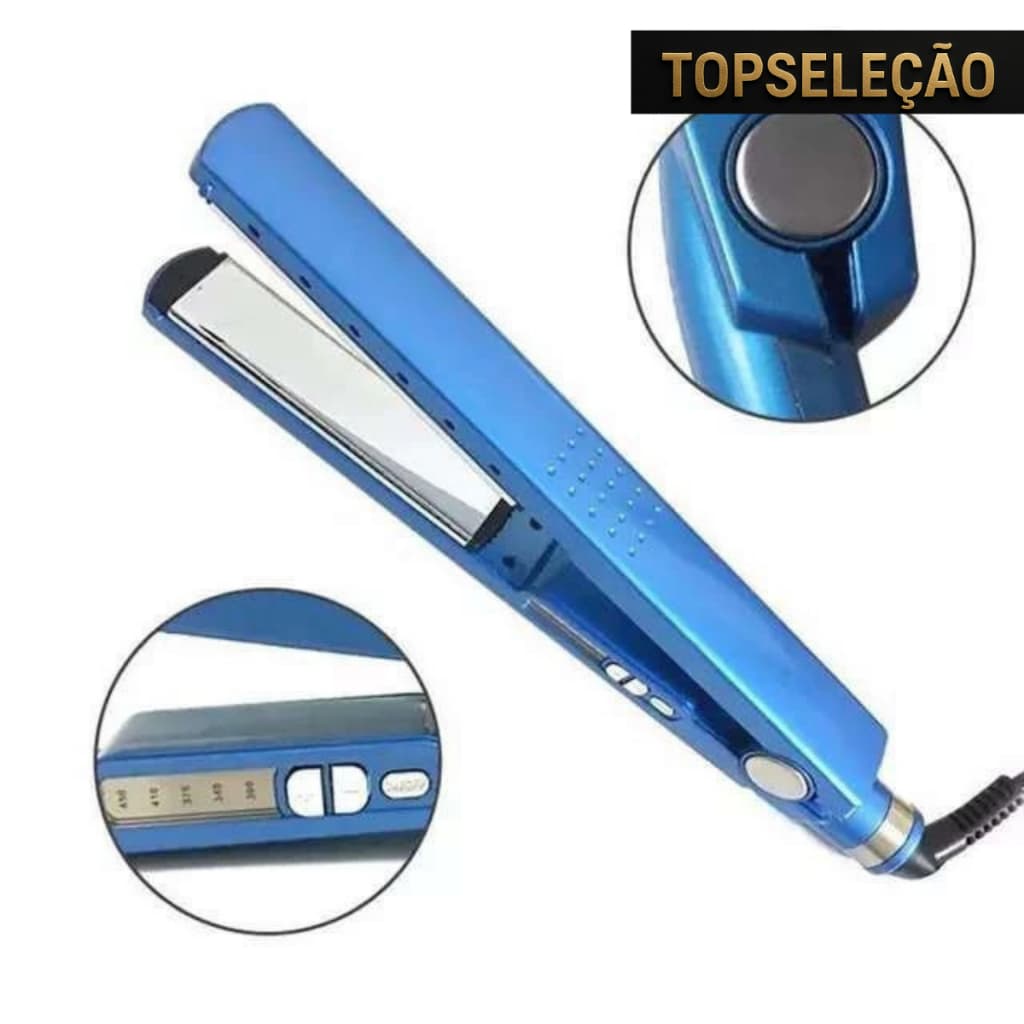 Chapinha Bivolt 110 220 Volts Alisadora Profissional de Cabelos Titanium