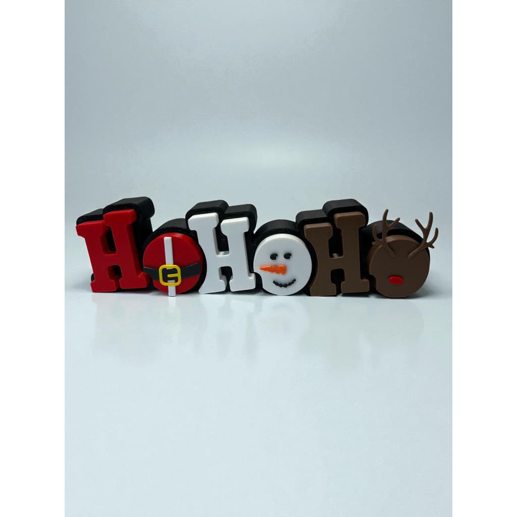 Letreiro Enfeite Natal “HoHoHo”
