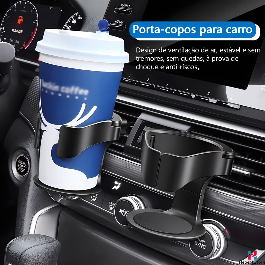 Porta Copos e Latas Personalizados para Carros Caminhões Uber Ônibus Para Copos Garrafas