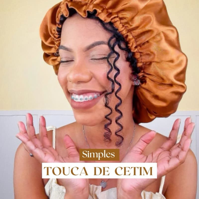 Touca de Cetim Antifrizz