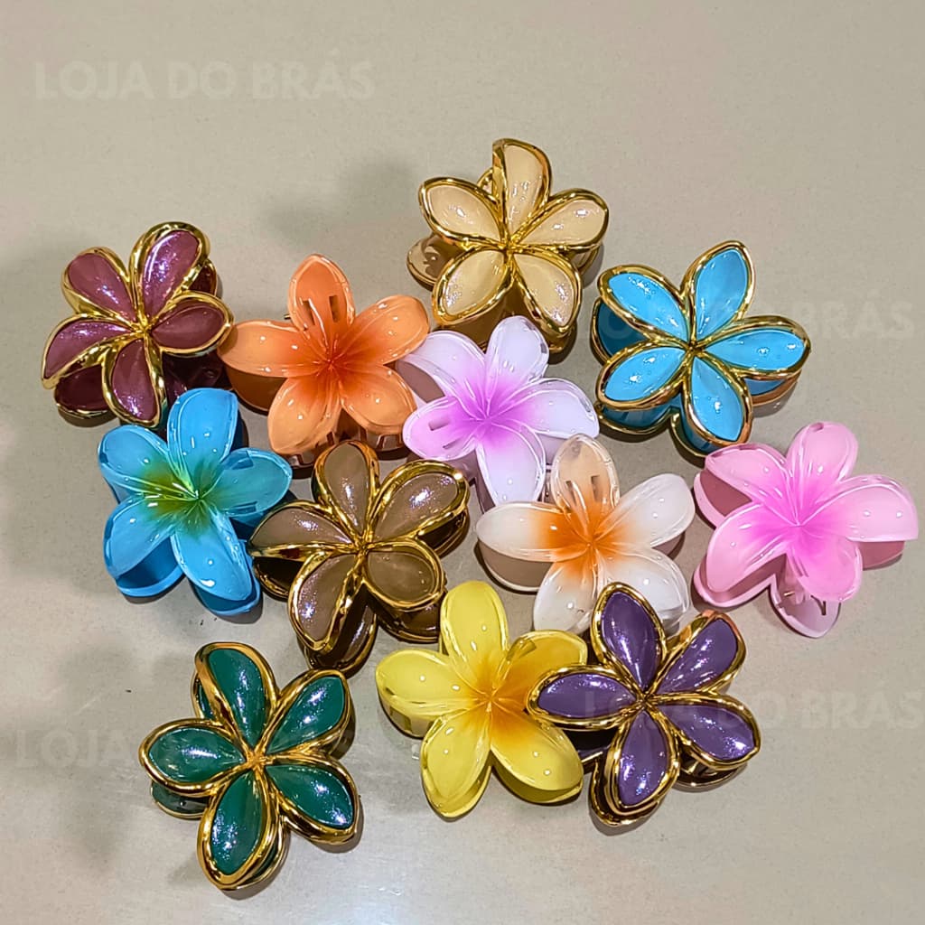Presilha Peças Grampos piranha De Cabelo Flor Prisilha acessorio de cabelo verão praia dia a dia