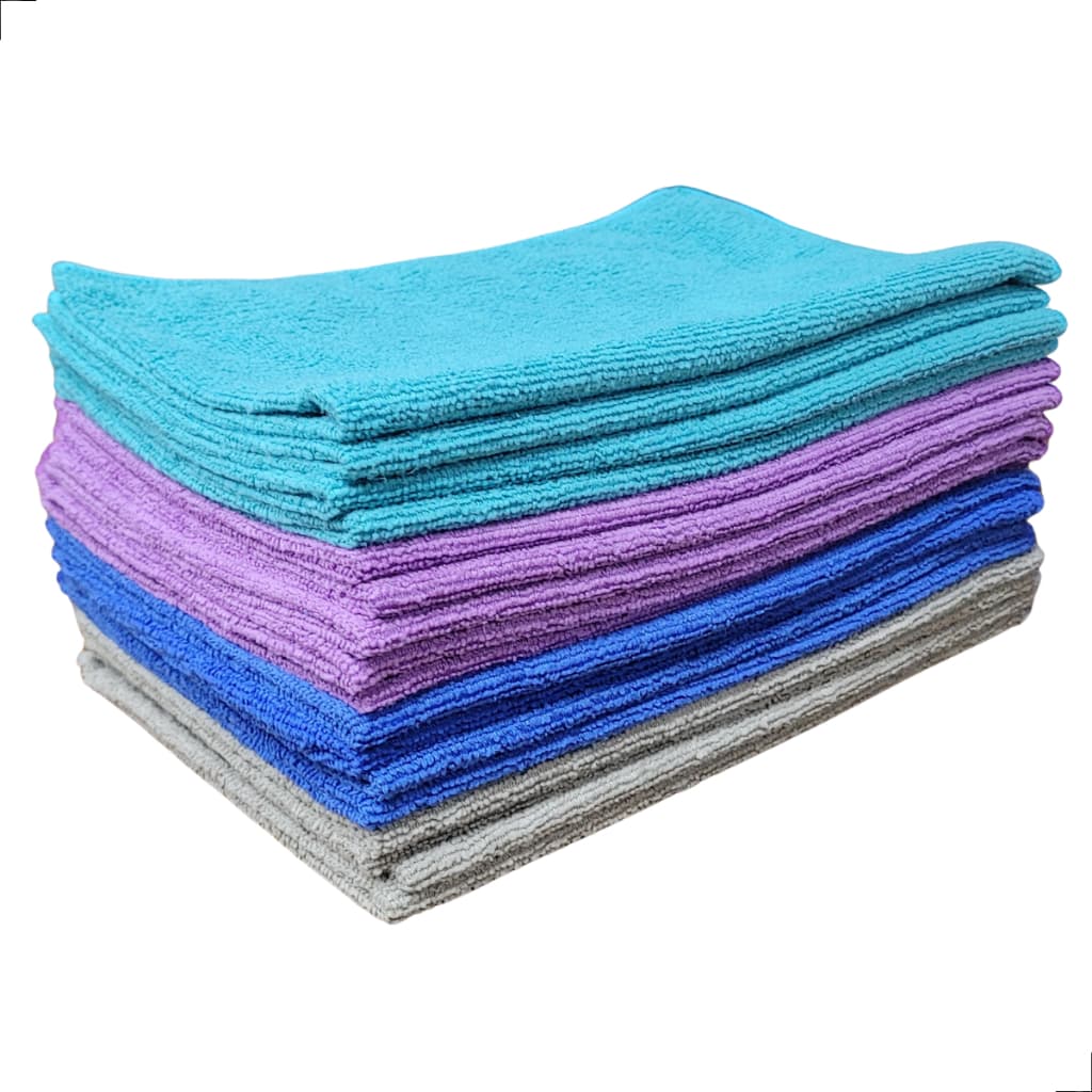 10 Pano Microfibra Limpeza Mágica Multiuso 30x40cm - 10 Unid