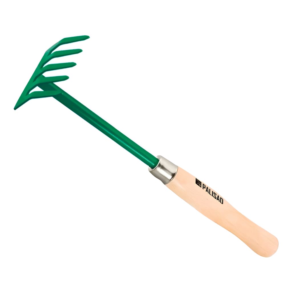 Ancinho Rastelo 5 Dentes 340 Mm Com Revestimento Protetor