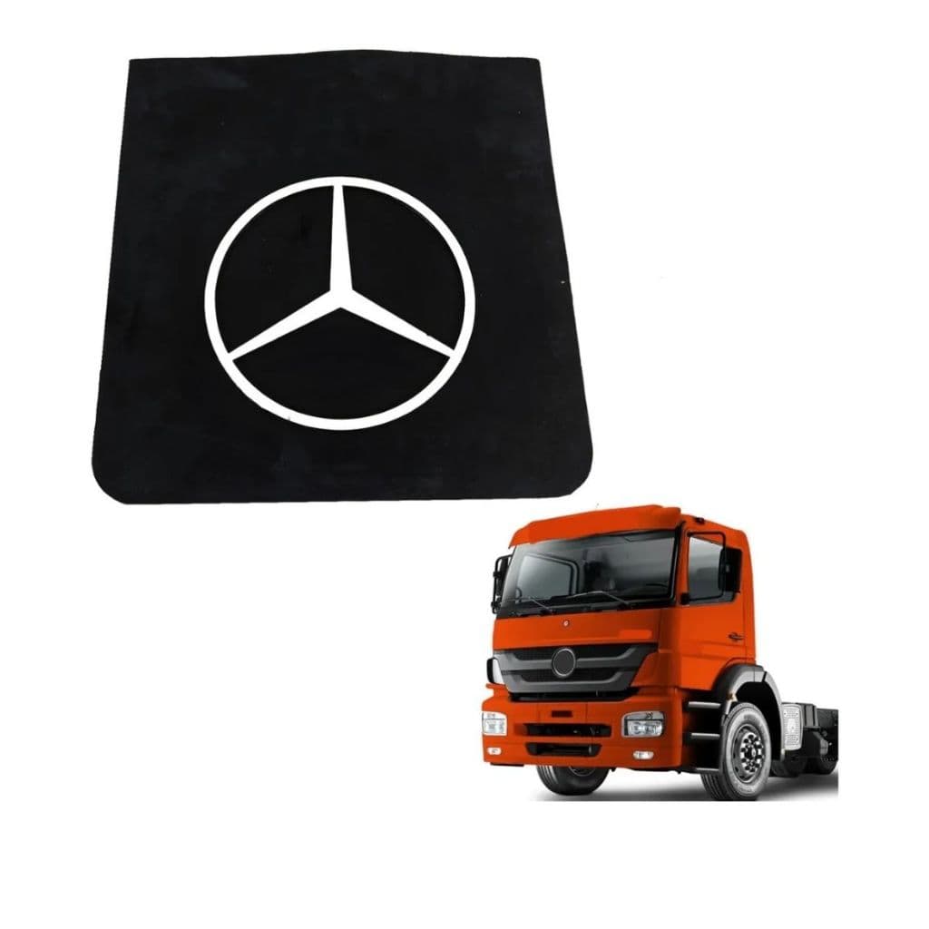 Aparabarro Lameiro Dianteiro Caminhão Mercedes Benz 40x38cm