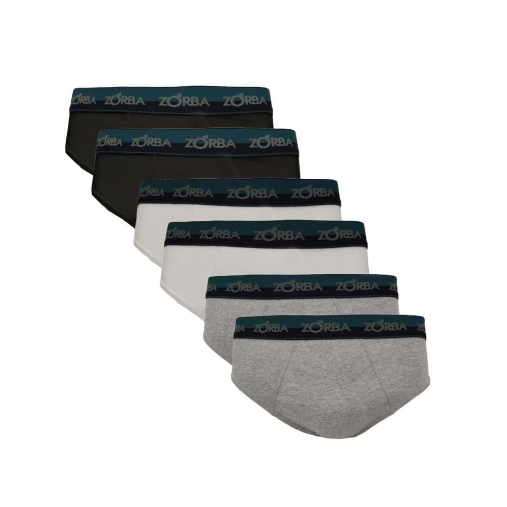 Kit 6 Cuecas Zorba Slip Max 764