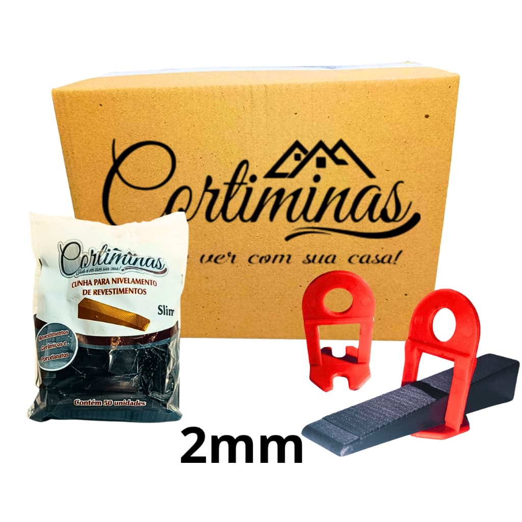Niveladores de Piso ou Porcelanato de 2mm Caixa com 10000 Und.