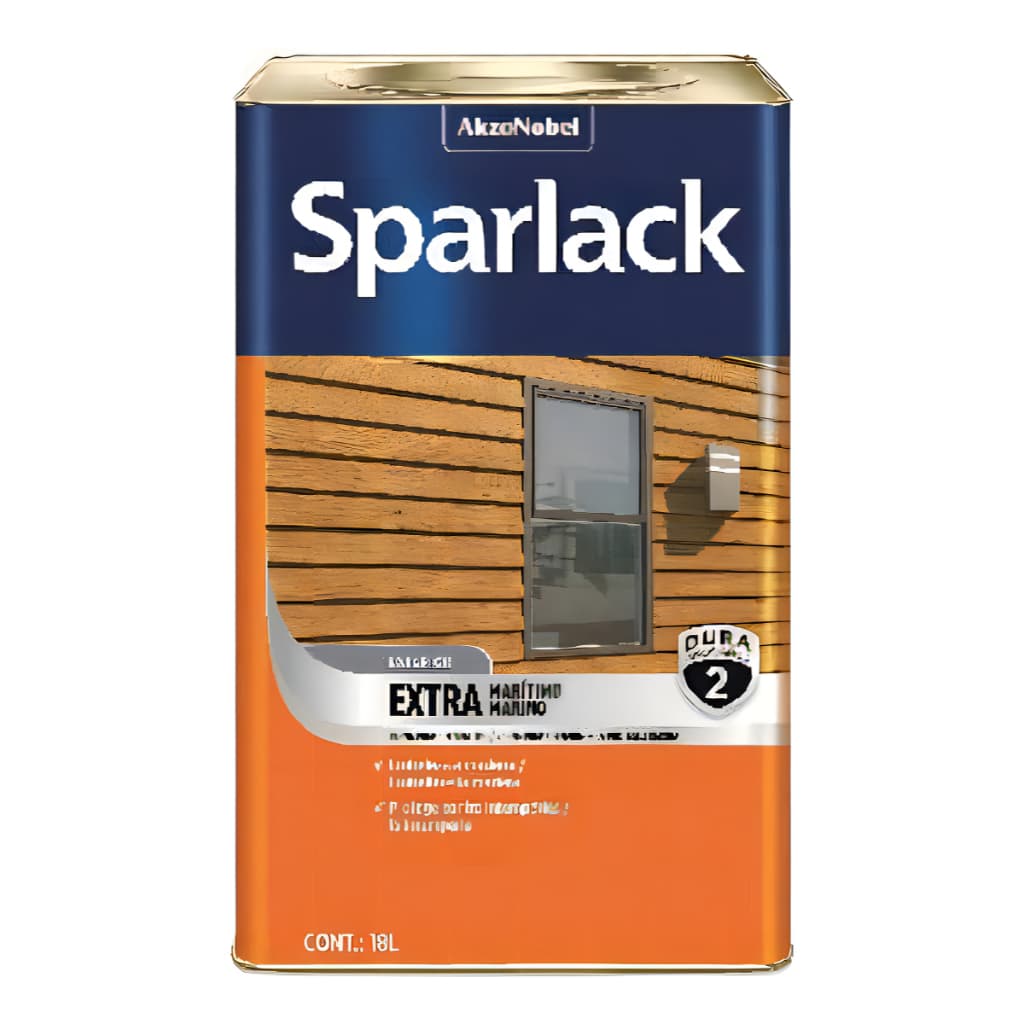 Verniz Extra Maritimo Natural Incolor Brilhante Sparlack 18 Litros
