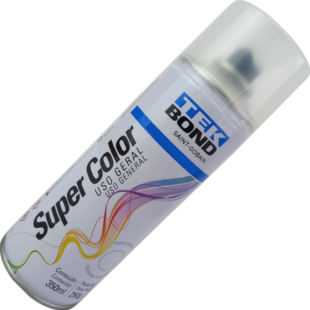 Spray Verniz Brilhante Uso Geral Super Color Aerossol 350ml