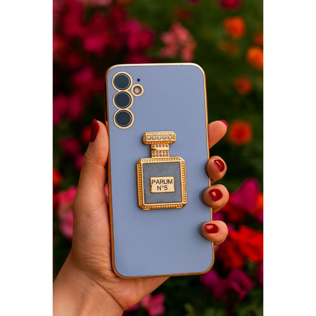 Capinha para Samsung A02,A03,A11,A20,A30,A53,A73,A21S.A51,A52,A31,A70,A72 Com Suporte de Perfume Espelho