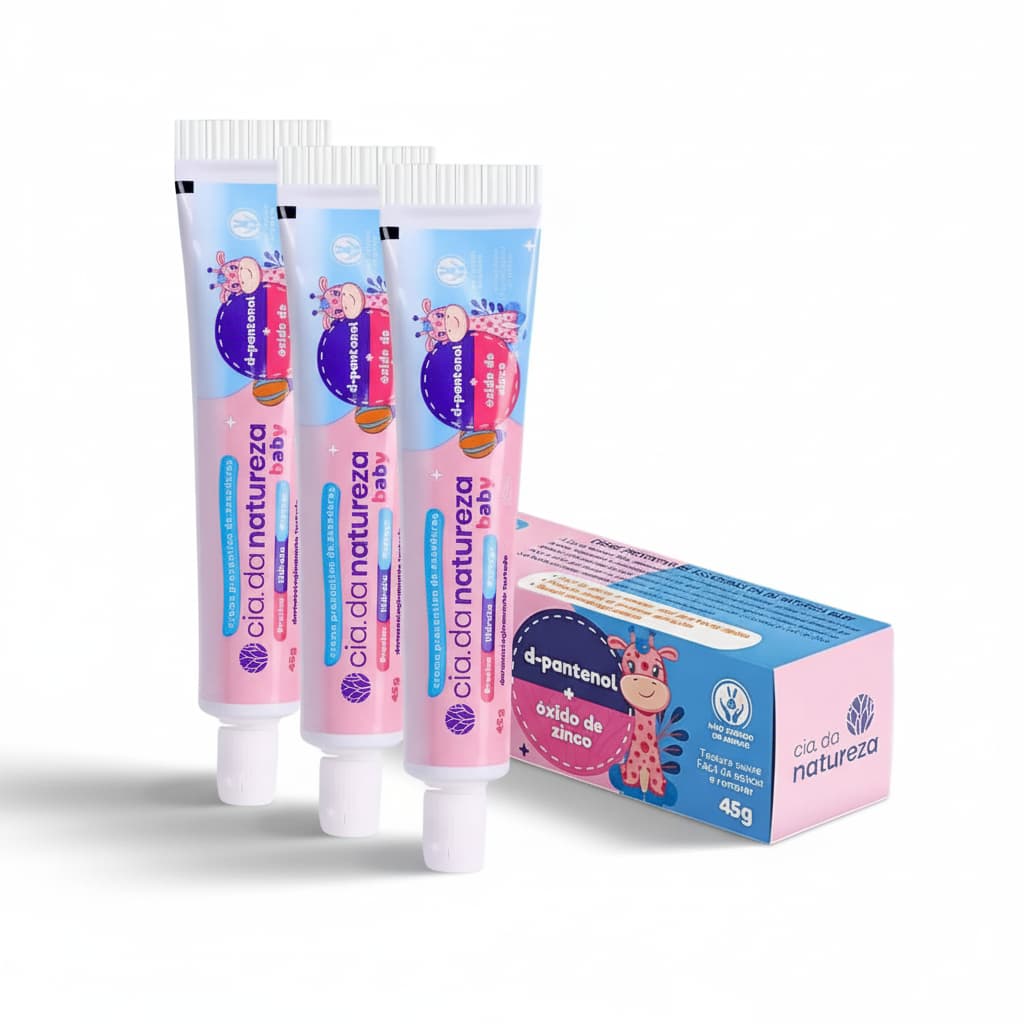Kit 3 Pomadas para Assaduras Cia da Natureza 45g