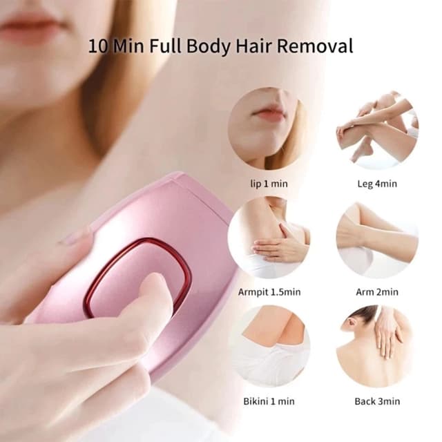 Depilador Laser  Luz Pulsada (IPL) Remover de Pelos Indolor Bivolt - (Cores Sortidas)