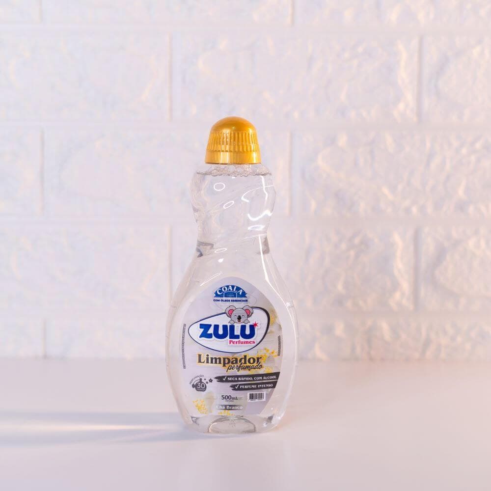Limpadores Perfumado com Álcool 500ml Zulu Coala Lavanda, Algodão, Flor de Cacto, Chá Branco e Talco