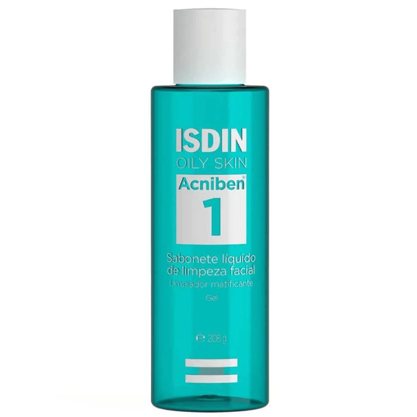 Sabonete Líquido Isdin Oily Skin Acniben 1 208g