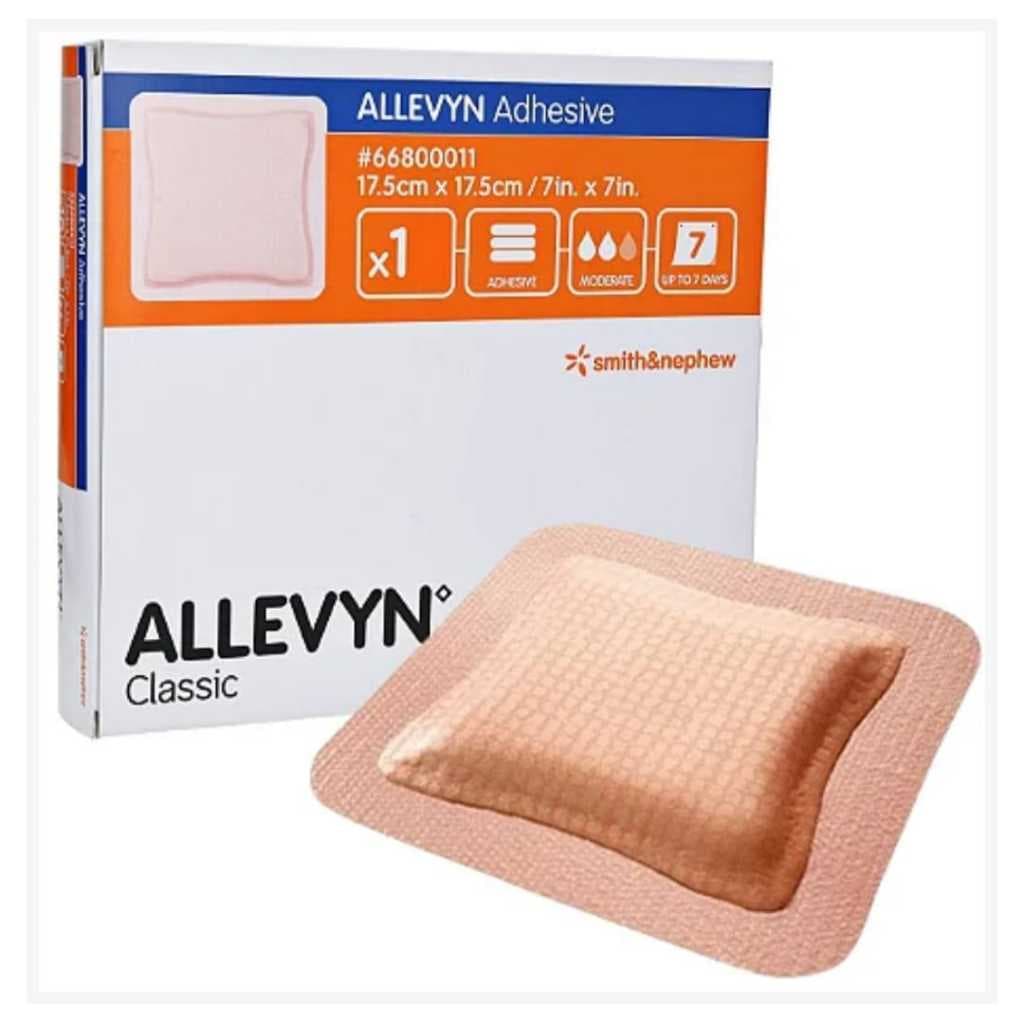 Curativo de Espuma Hidrocelular Allevyn SMITH & NEPHEW (17,5X17,5Cm) - 01 unidade