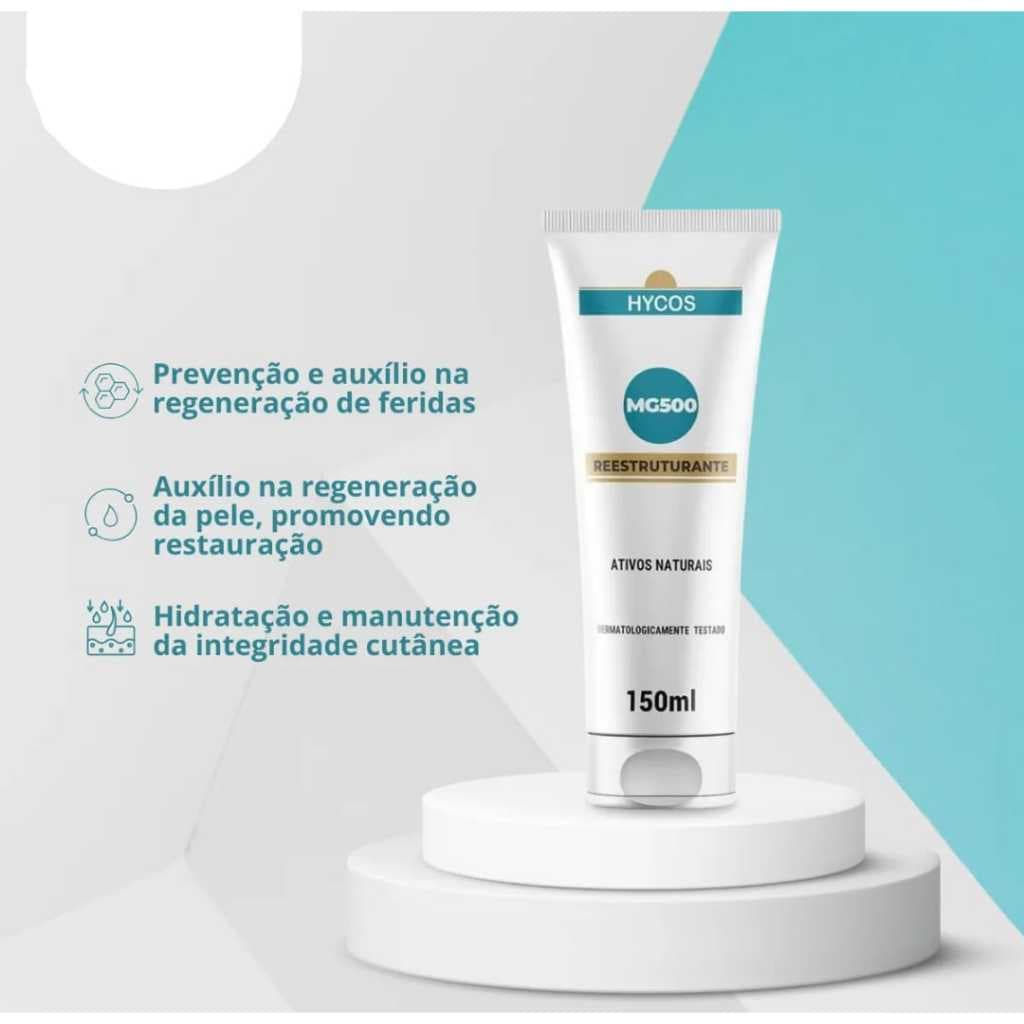 Hycos Mg500 Reestruturante 150ml Creme cicatrizante
