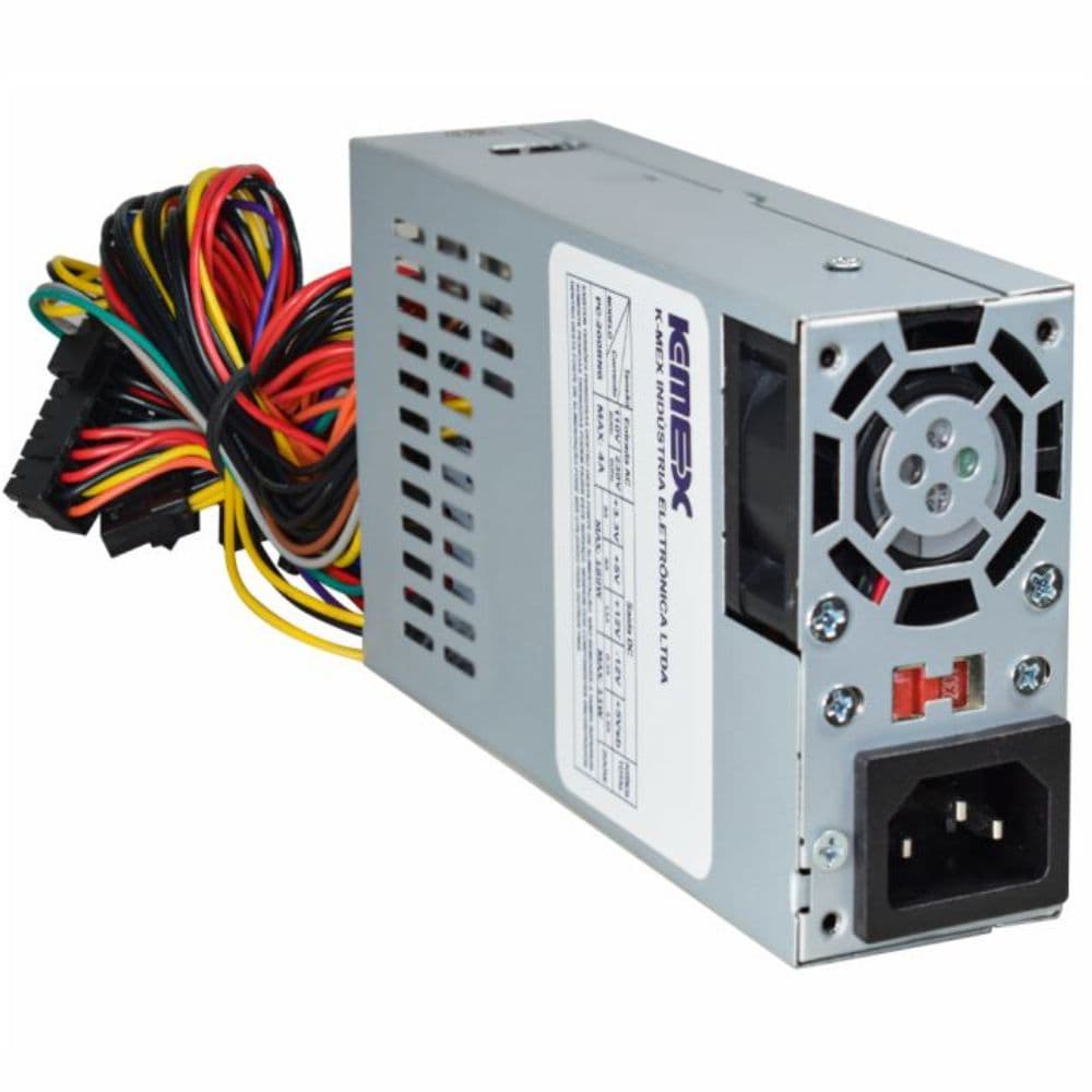 Fonte Alimentação Pc200rng Kmex 200w Bivolt Fan 40mm Mini Flex