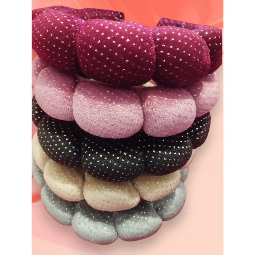 Tiara Nuvem para Skincare Maquiagem com Strass Brilho