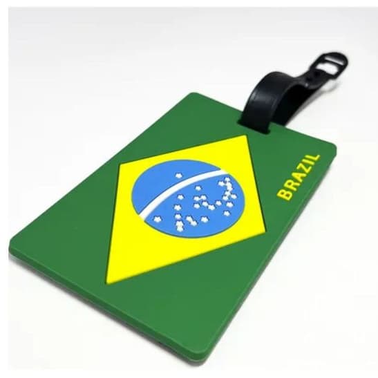 Tag Identificador Para Mala Emborrachado Silicone