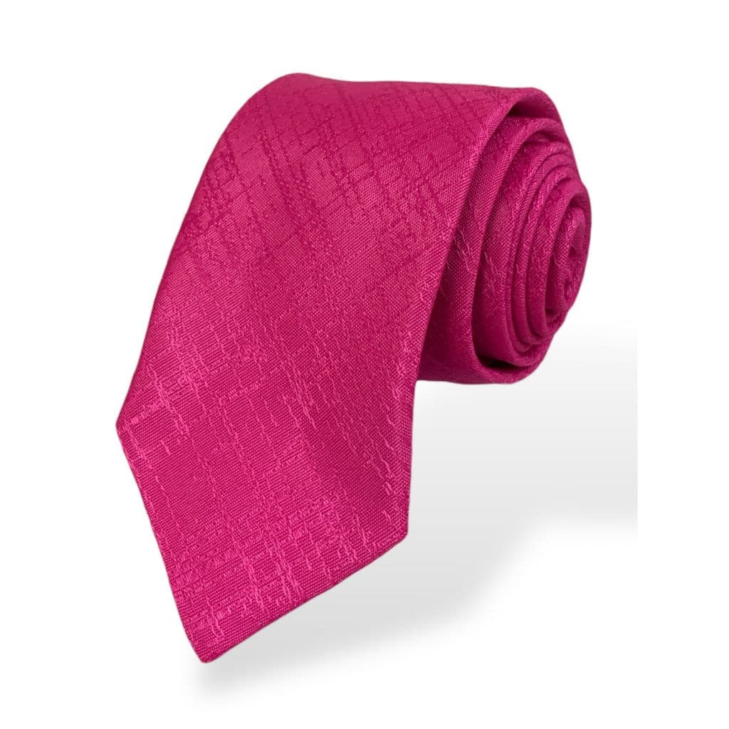 Gravata Masculina Rosa Pink Luxo Trabalhada Para Padrinhos De Casamentos, Noivos e Social
