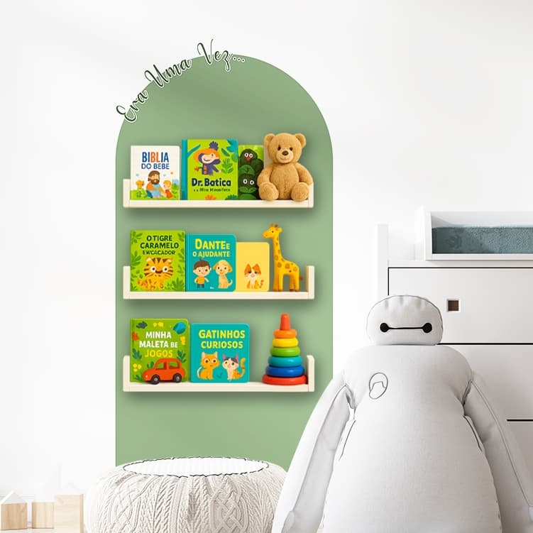 Adesivo de Parede Infantil Arco Era Uma Vez Boho - Várias Cores