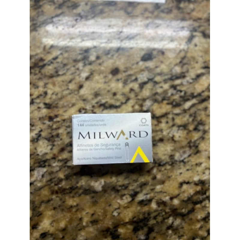 Alfinetes de Segurança 34mm Milward corrente - 144 unidades