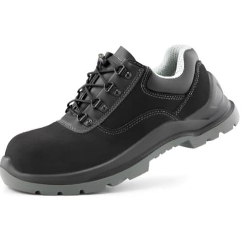 SAPATO PRETO DE SEGURANÇA COM BIQUEIRA CA51618 / Palmilha SUPER Conforto
