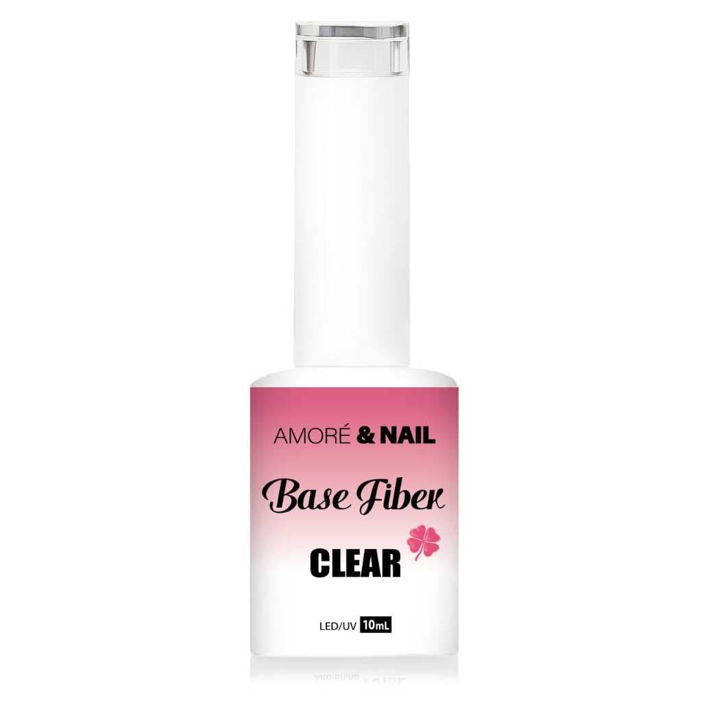 Base Em Gel Fiber Aplicação De Fibra Adere A Fibra HEMA FREE 10ml AMORÉ&NAIL Lançamento