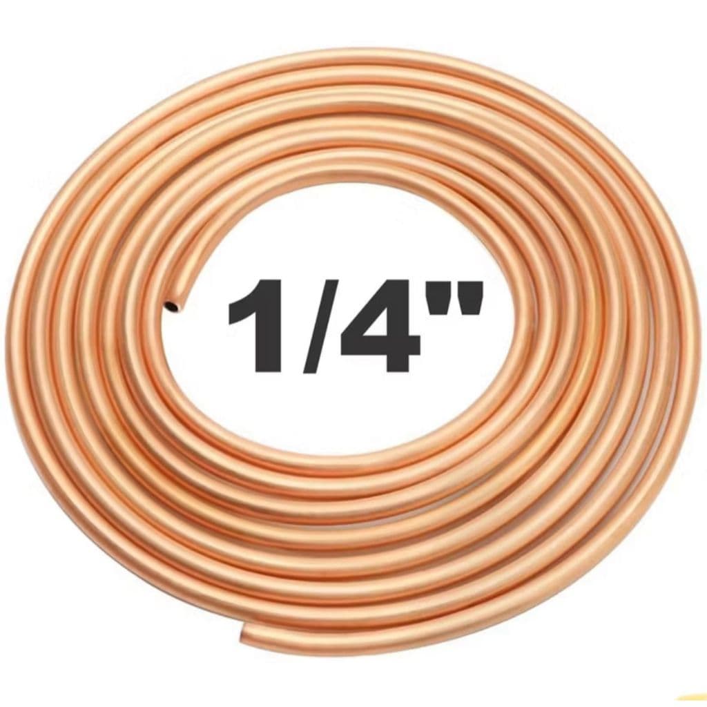 Tubo de Cobre 1/4" x 1/32" Panqueca com 15 metros Termomecânica