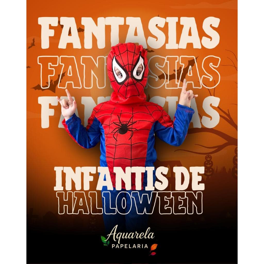 FANTASIA HOMEM ARANHA HERÓI CRIANÇA INFANTIL SPIDER MAN MÁSCARA TECIDO HALLOWEEN DIAS DAS CRIANÇAS HERÓIS