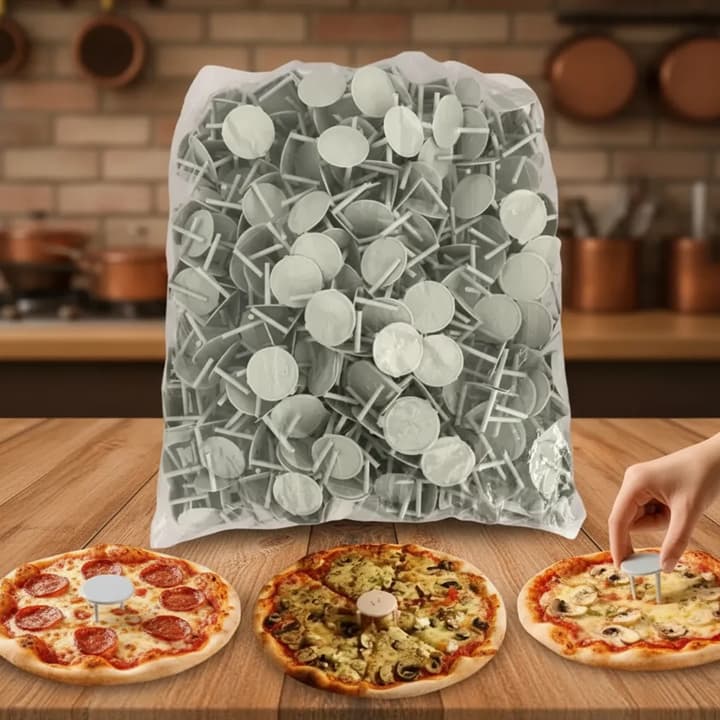 Mesinha Suporte Para Pizzas Pacote 1.000 Peças Suporte Para caixa de pizza Mesinha Tripé