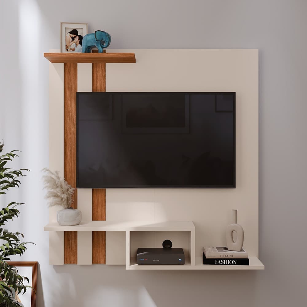 Painel Suspenso Home TV Até 32 Polegadas Nichos Prateleira