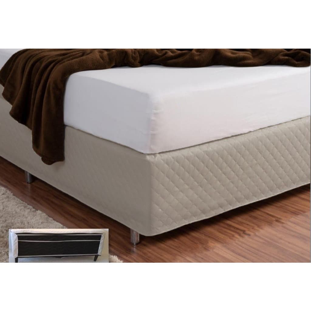 Saia Box Cama Queen Matelado Varias Cores Promoção